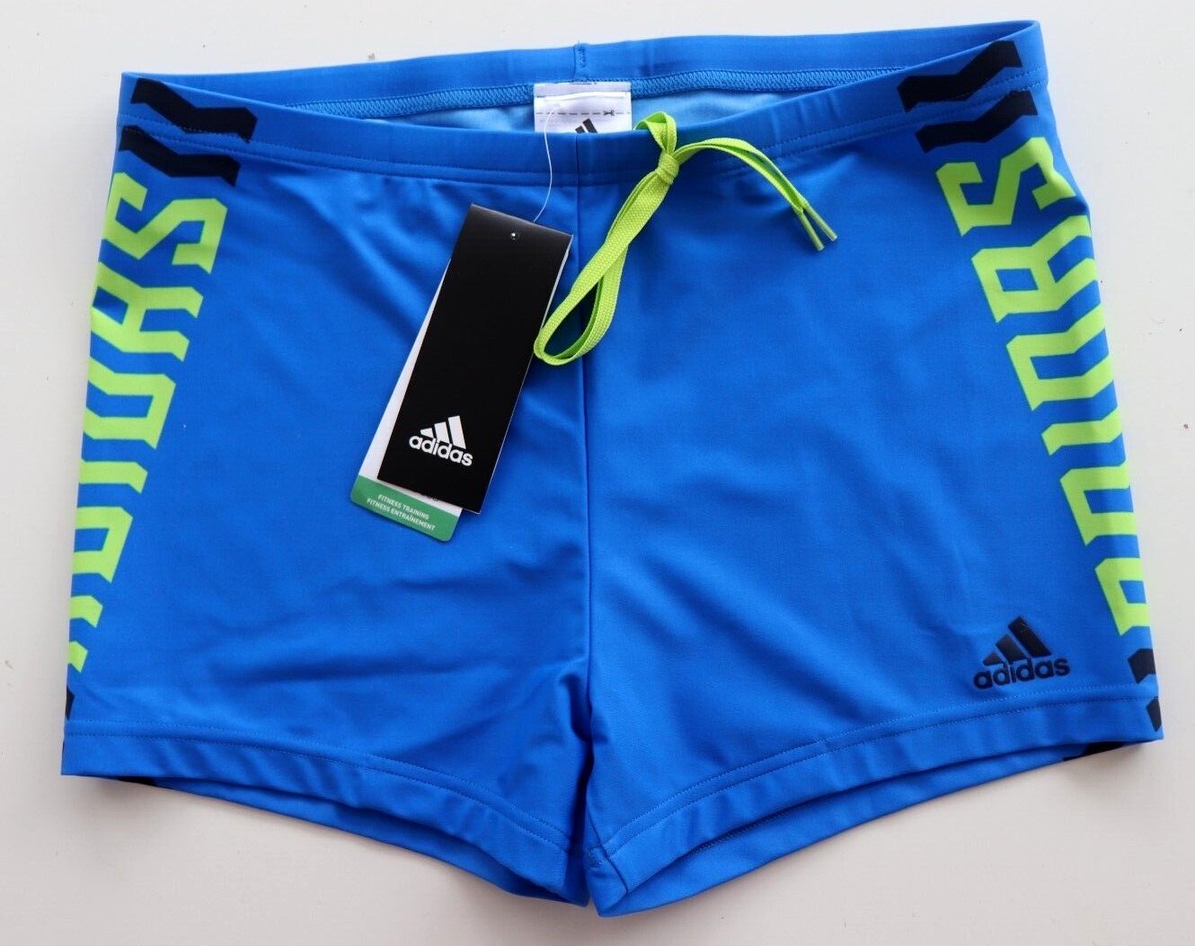 ADIDAS LINEAGE INFINITEX SWIM BOXERS TRUNKS SWIMWEAR – BLUE FJ4730 MEN UK34″