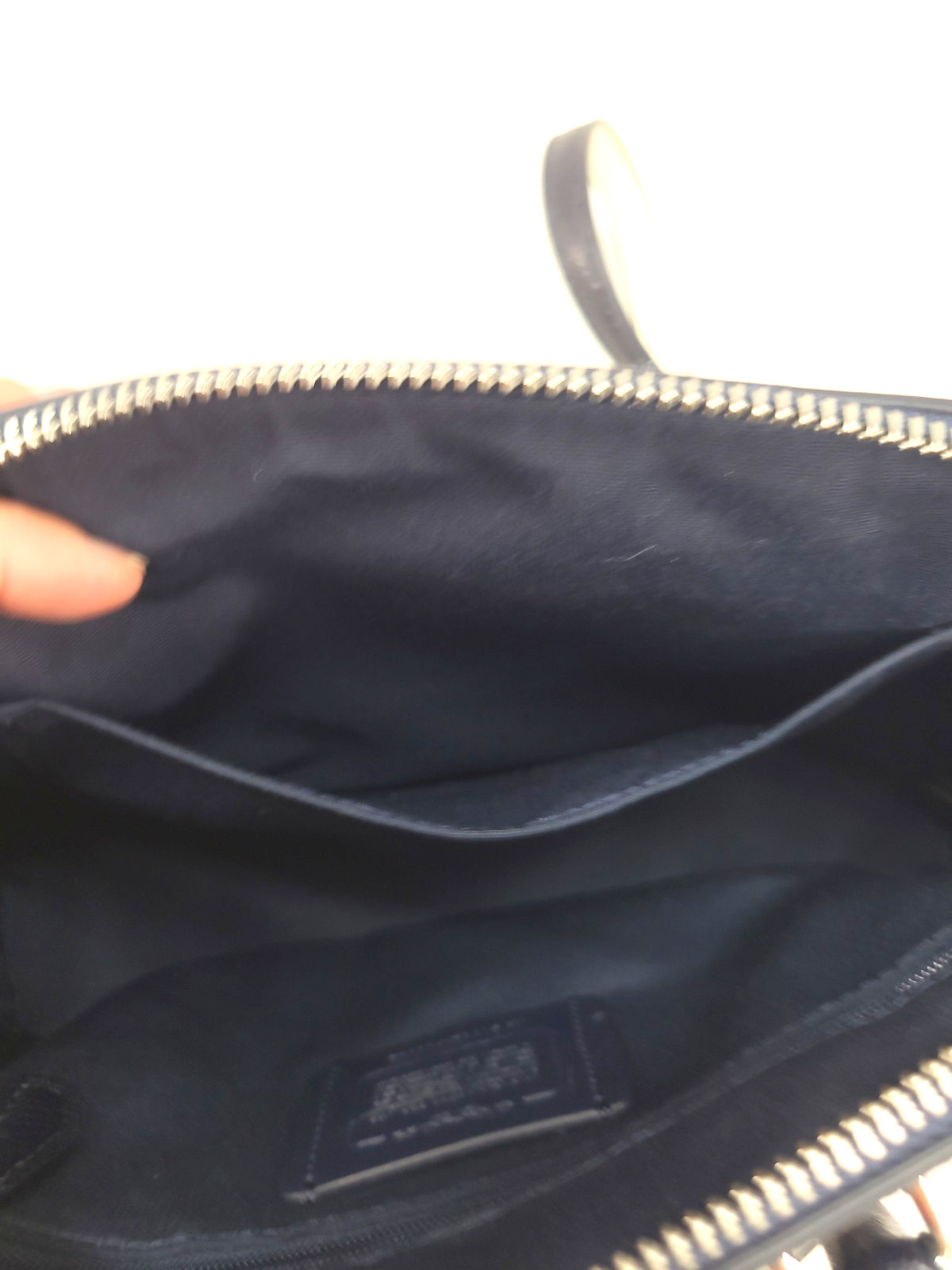 Coach Colorblock Mini Sierra Satchel – Midnight Navy Chalk – F24589 EUC