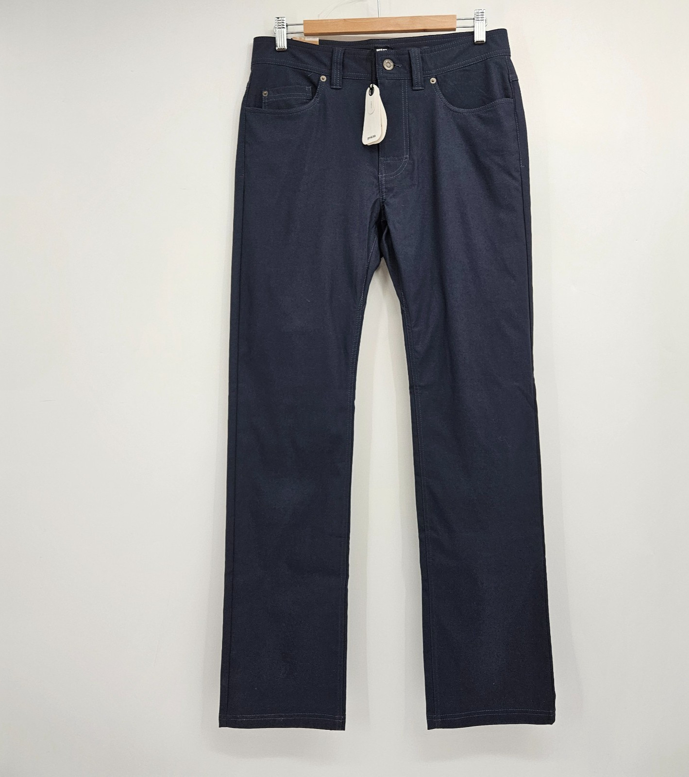PrAna Brion II Standard Fit Pants Mens 31X34 Stormy Night Navy Blue NEW Straight