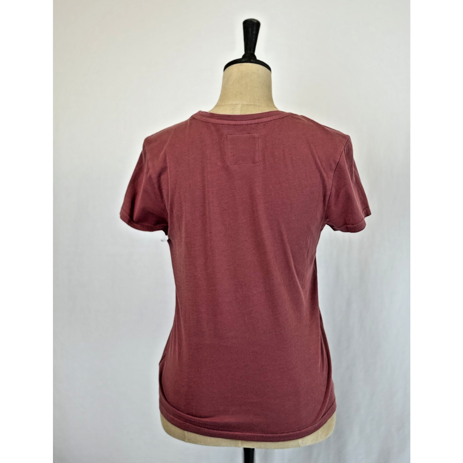 NWT Dear John Terracotta Crewneck Short Sleeve Tee #0393 Size S