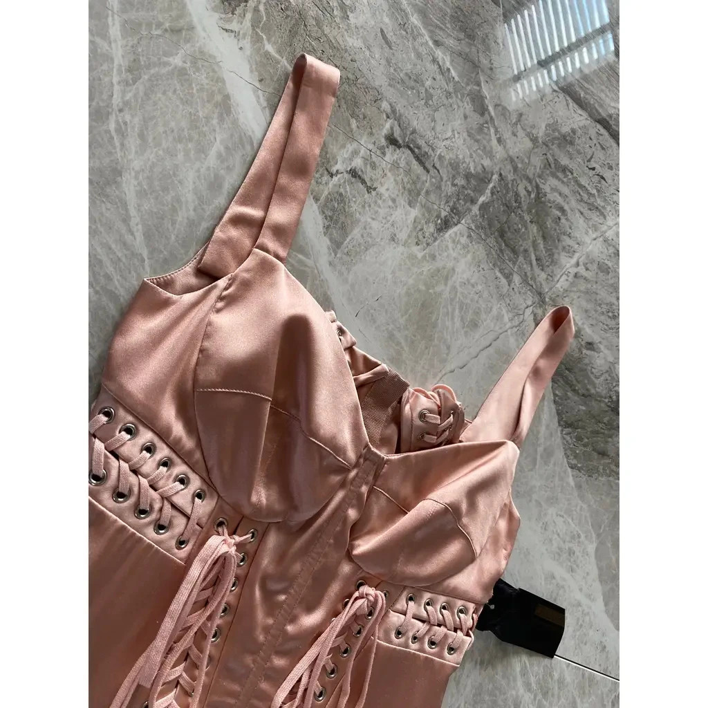 Silk Dolce Gabbana corset top IT40, size Small