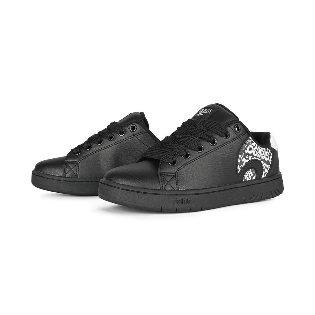 Osiris Troma Alt Skate Shoes – Black/White/Black