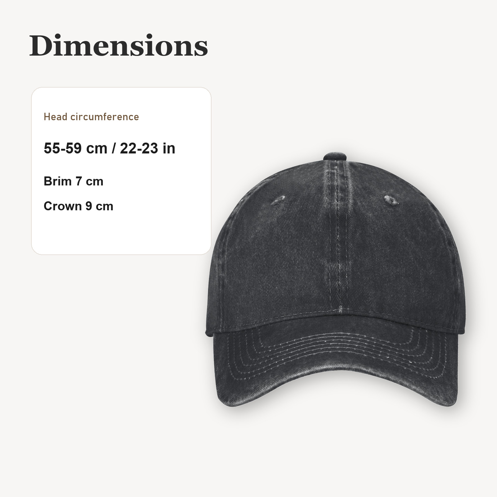Different Minds Unique Strengths Baseball Cap Adjustable Dad Hat