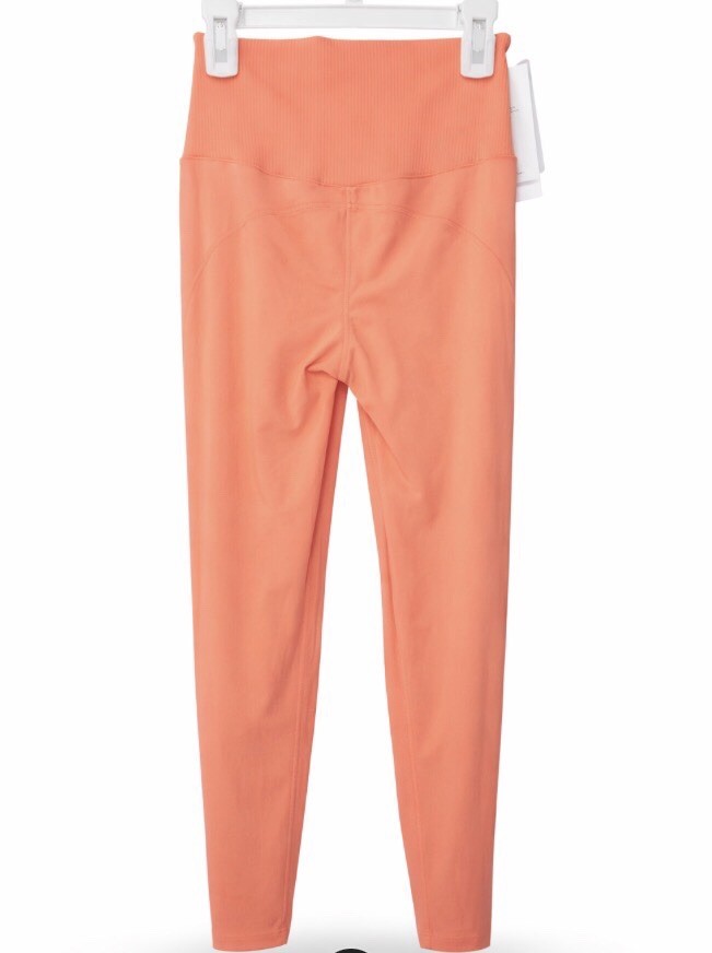 NWT Women’s Nike Zenvy Rib Gentle-Support High-Waisted 7/8 Leggings – Size XS