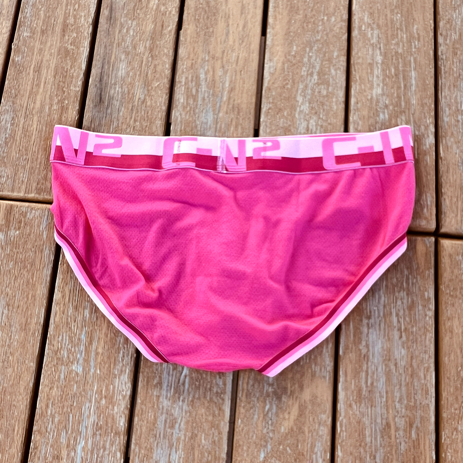 C-IN2 men Pink Mesh low rise brief underwear size S M L XL