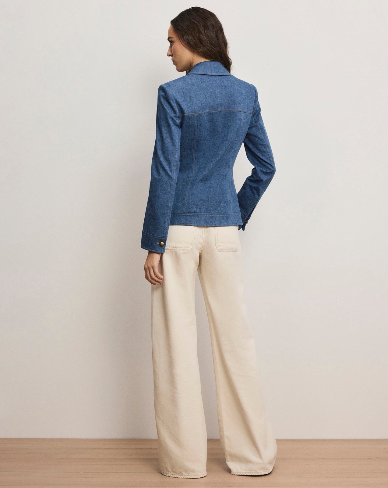 Veronica Beard Dickey Jacke Randy Denim Size 10 $ 798