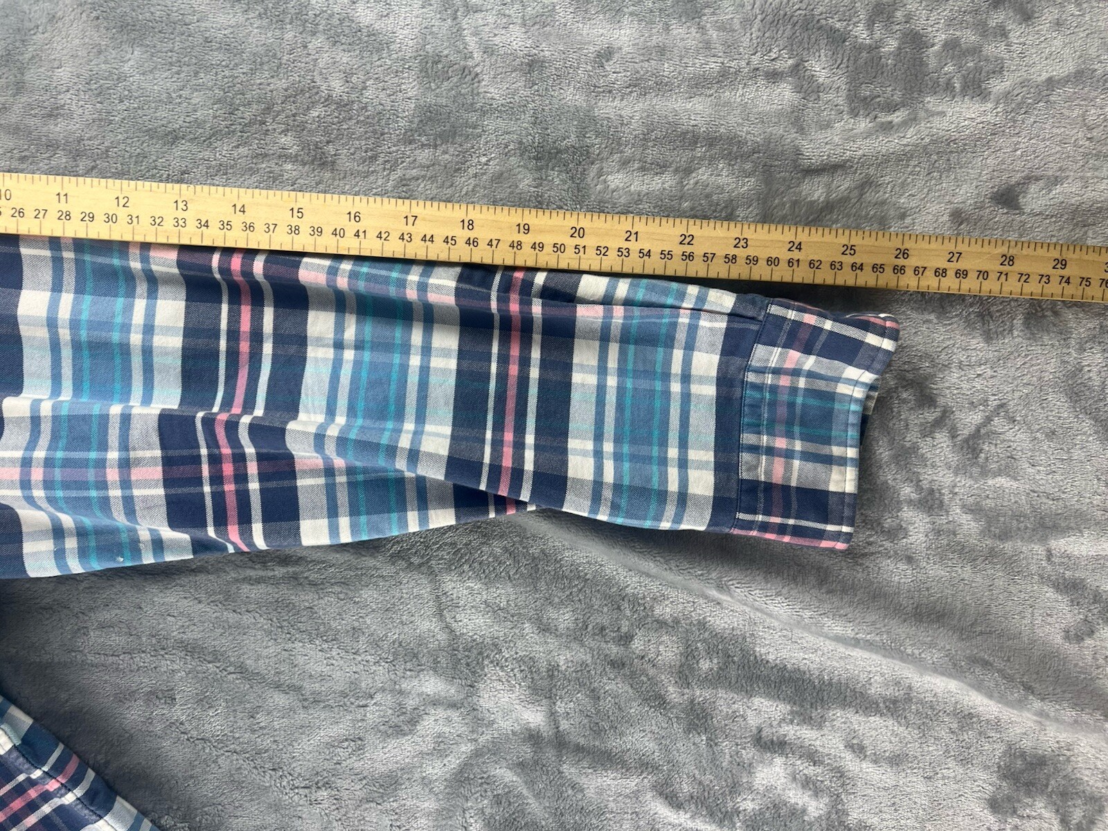 Vineyard Vines men Shep&Ian Classic Fit Tucker Shirt Whale Plaid large