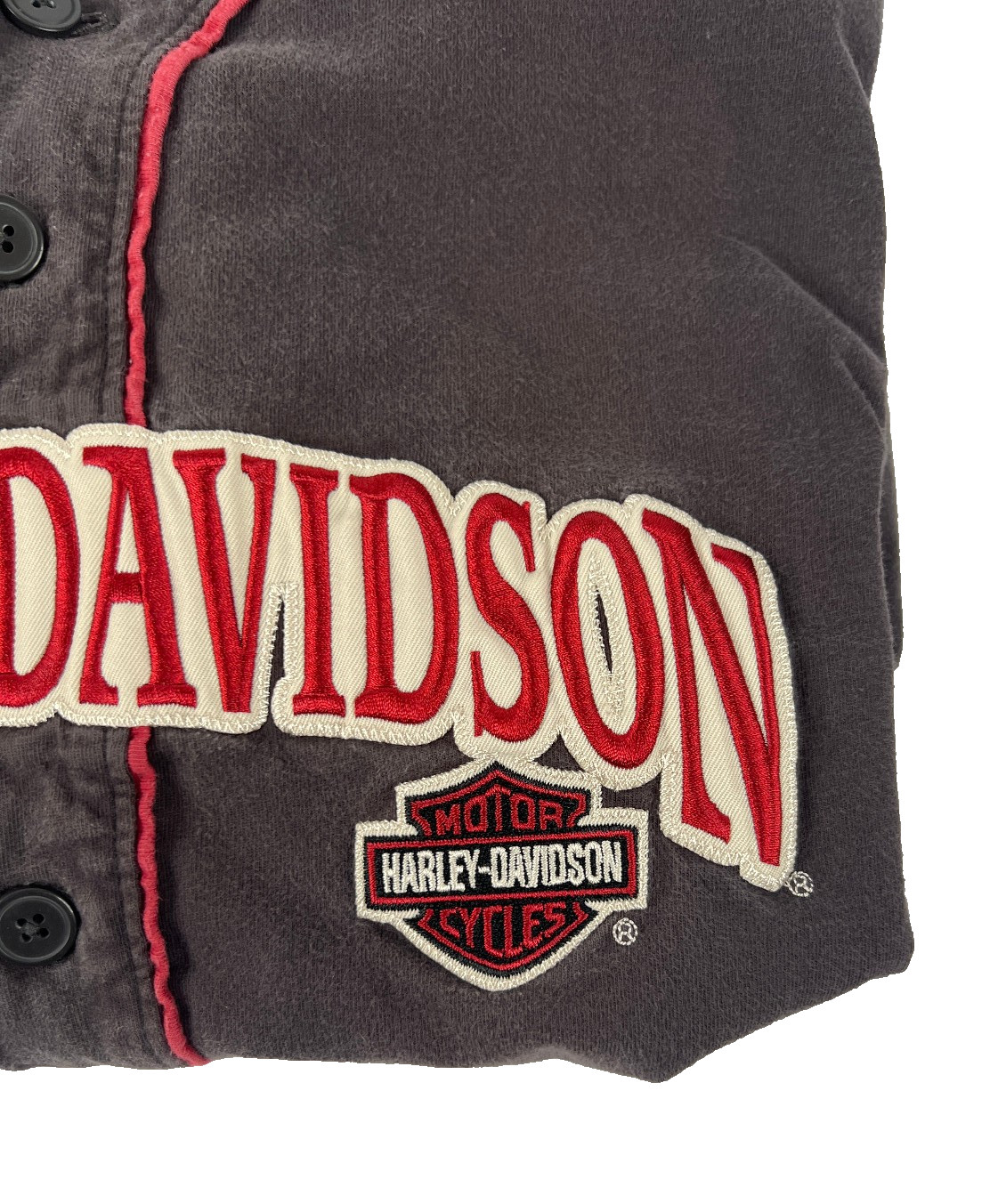 Vintage Harley Davidson Baseball Jersey Style Shirt Men’s Size XL Carson City NV