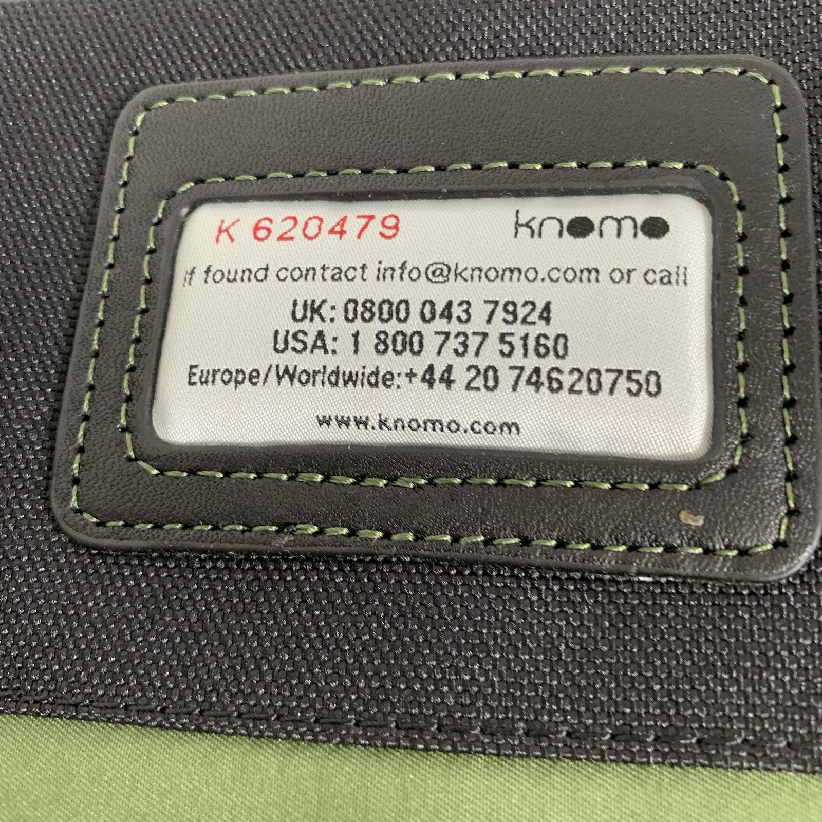 Knomo London – Black Laptop Business Messenger Bag