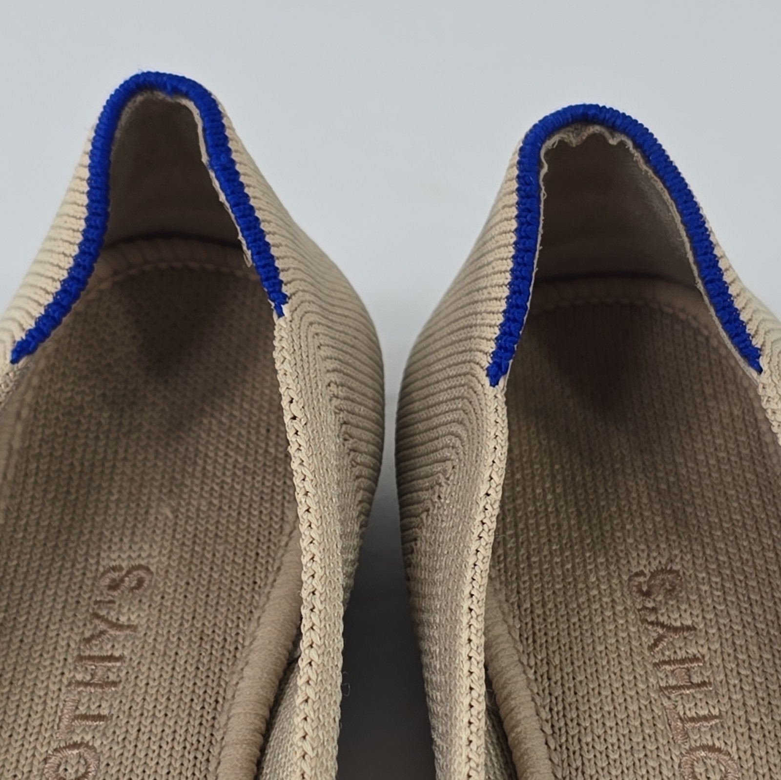 Rothy’s The Pointed Toe Knitted Slip On Women’s Flat Shoes US SIZE 6 Portobello.