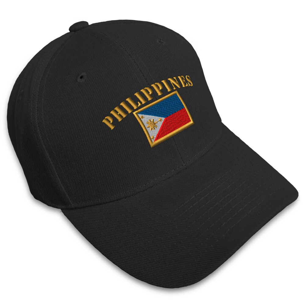 Baseball Cap Philippines Flag Embroidery Acrylic Dad Hats for Men & Women 1 Size