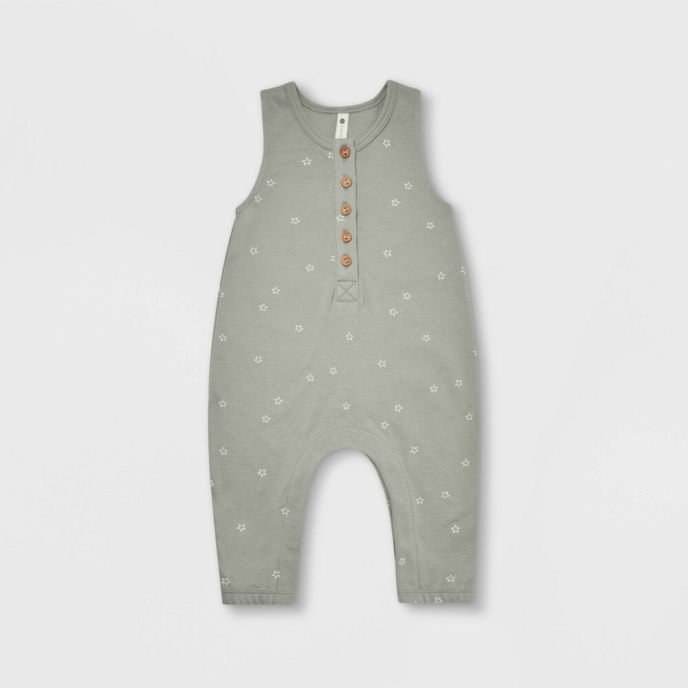 Q by Quincy Mae Baby Brushed Jersey Jumpsuit – Stars Size 3-6 Months