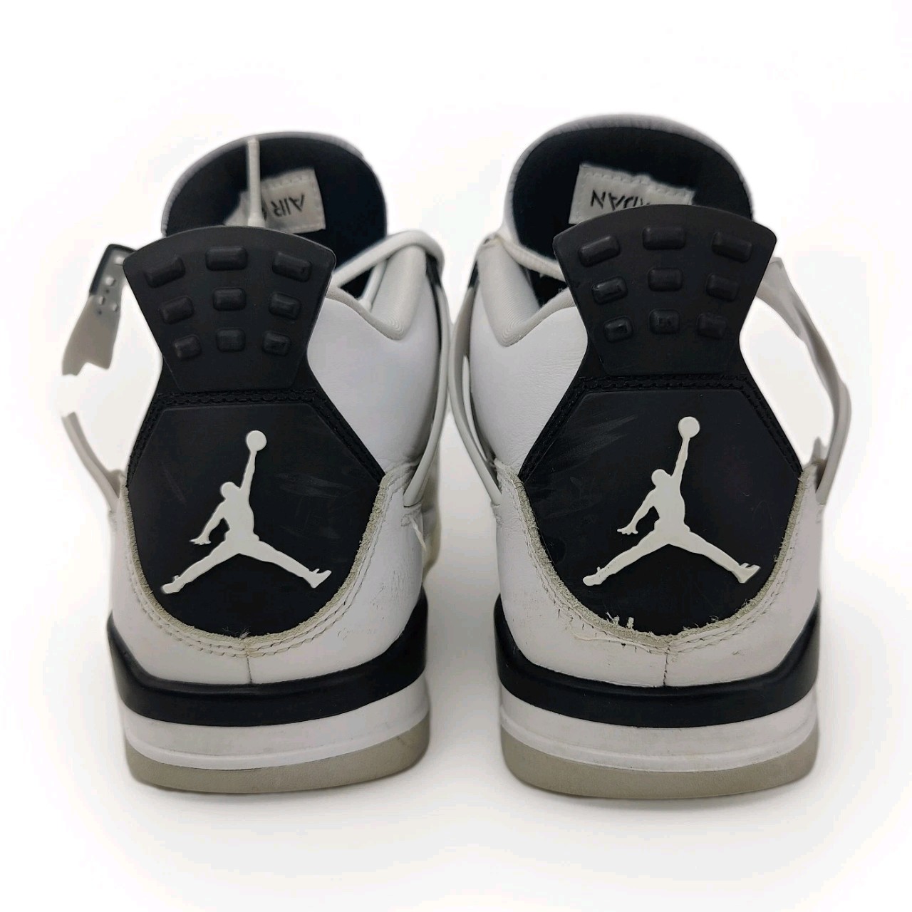 Jordan 4 Retro Mid Military Black Basketball Sneakers Men’s Size 8/EUR 41