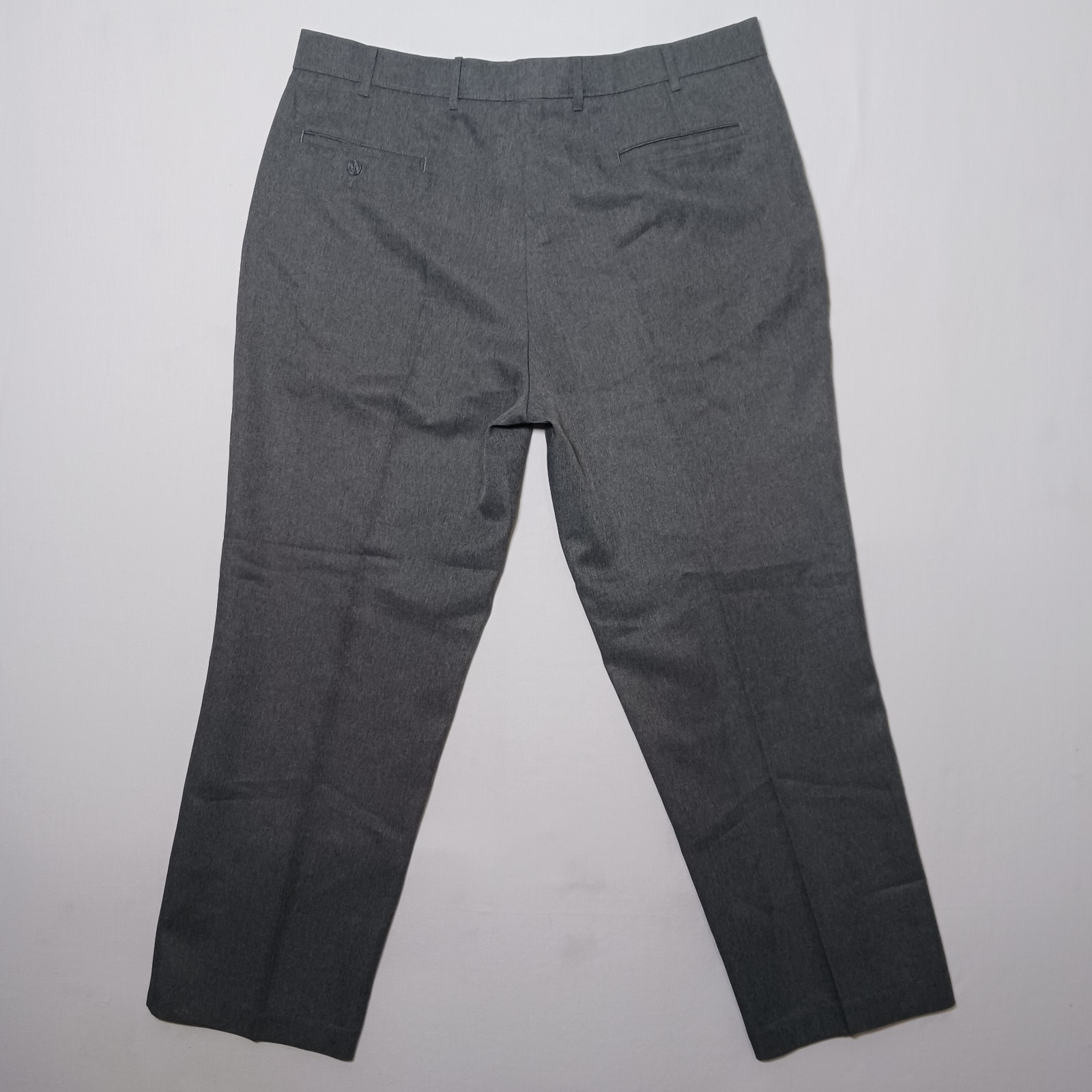 Vintage 1999 Levi’s Mens Action Slacks 40X30 Gray Heathered Dacron