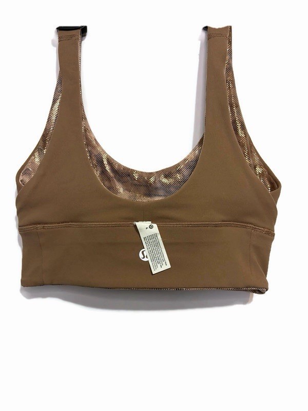 Lululemon Align Bra Shine Light Support, A/B Cup Size 4 Diamond Dye Misty Shell