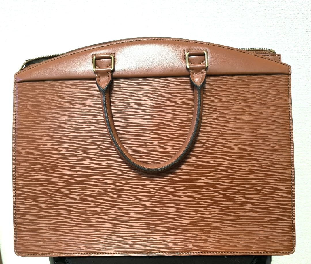 Louis Vuitton Epi Riviera M48183 Leather Brown Handbag