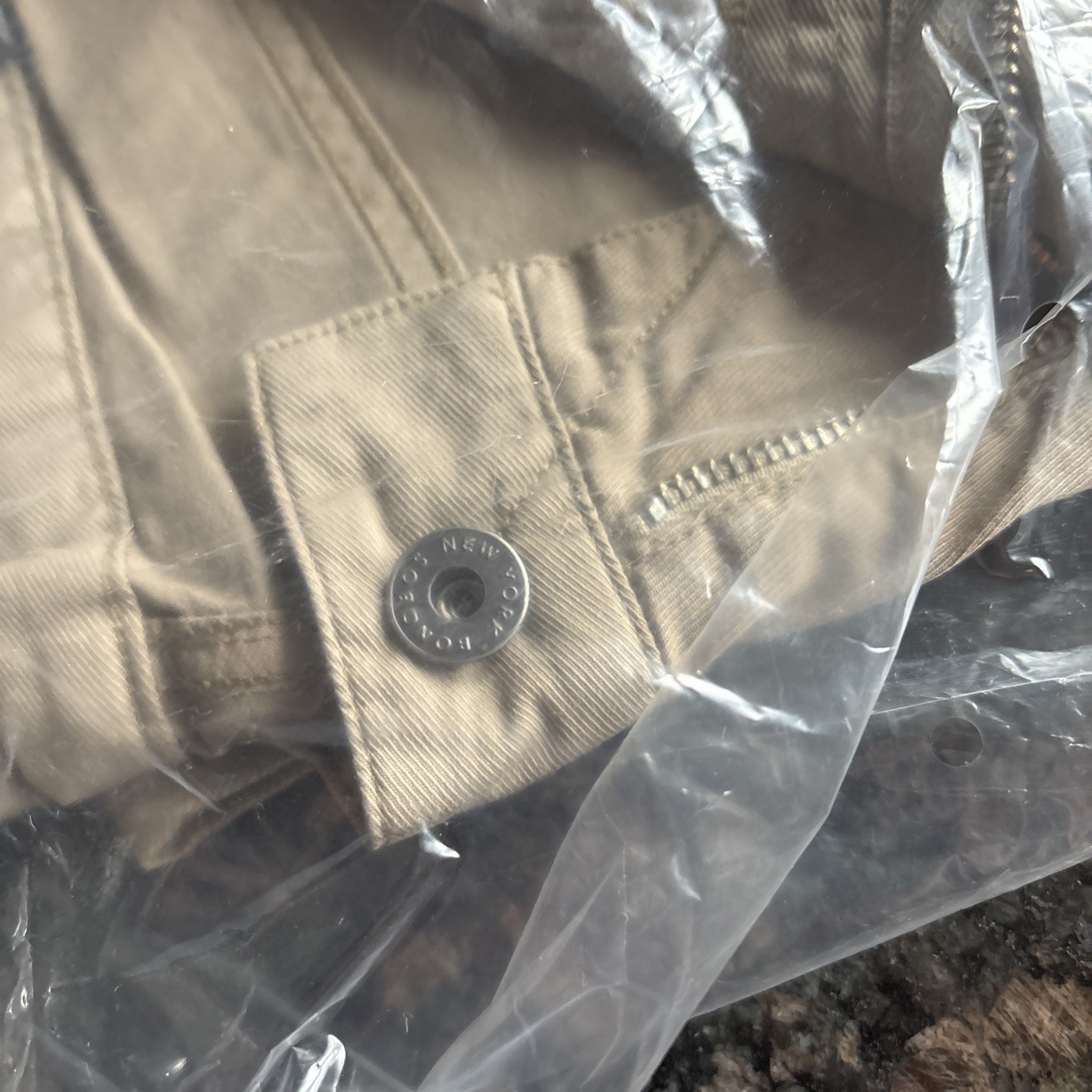 Bonobos Lightweight Travel Jeans Slim Fit Sand Tan Khaki 33×30 New R195-