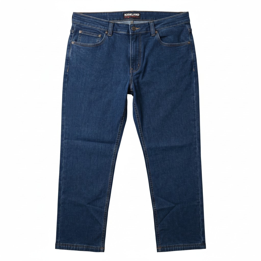 Kirkland Signature Men’s blue denim Straight Leg Jeans Denim Trousers