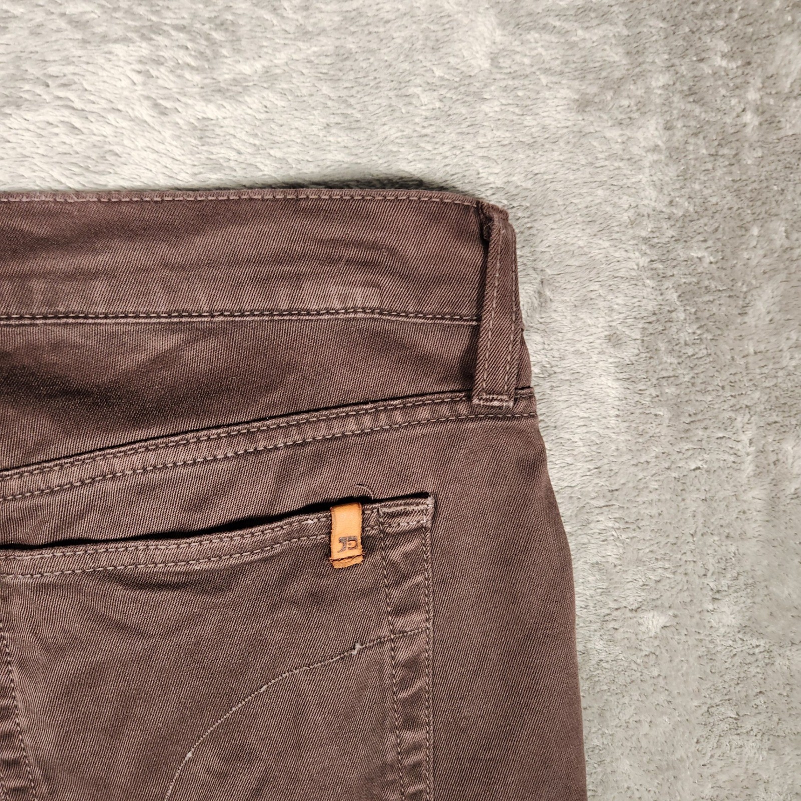 Joe’s Jeans The Brixton Men W33 Brown Excellent Straight Leg Cotton Twill Pants