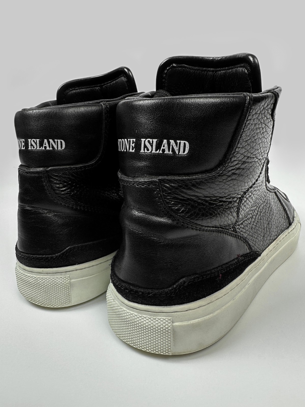 Stone Island x Diemme Leather High-Top Sneakers Trainers Men’s IT41/US8/UK7/EU41