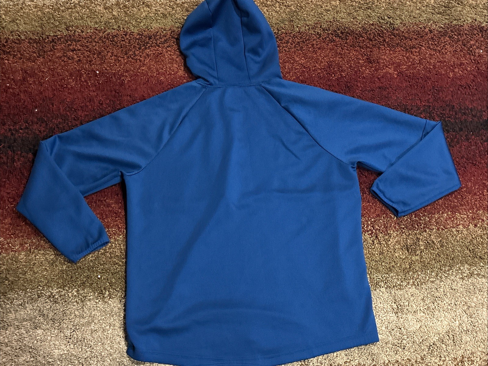 Russell Thermaforce Flex Mens L (42/44) Hoodie Dri Power 360 Blue Sweatshirt