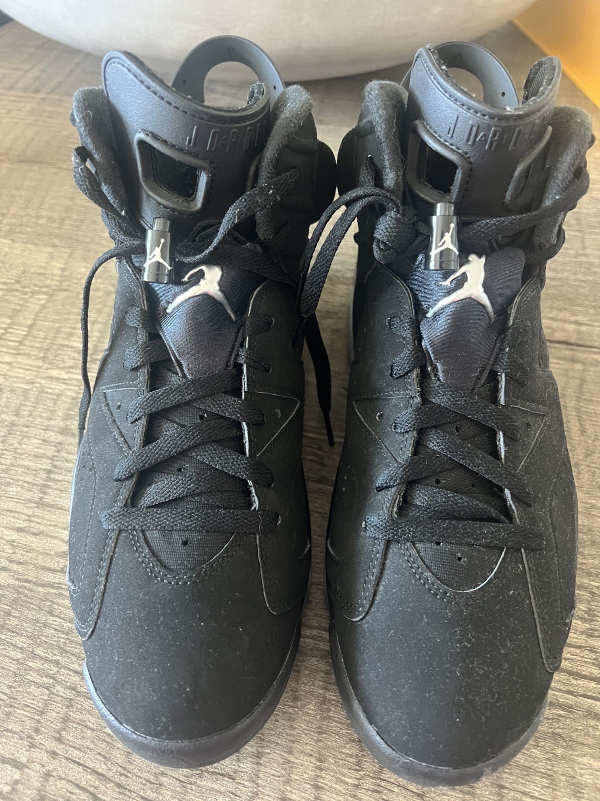 Nike Air Jordan 6 Retro Chrome Metallic Silver Black Size 10.5 DX2836-001 OG Box