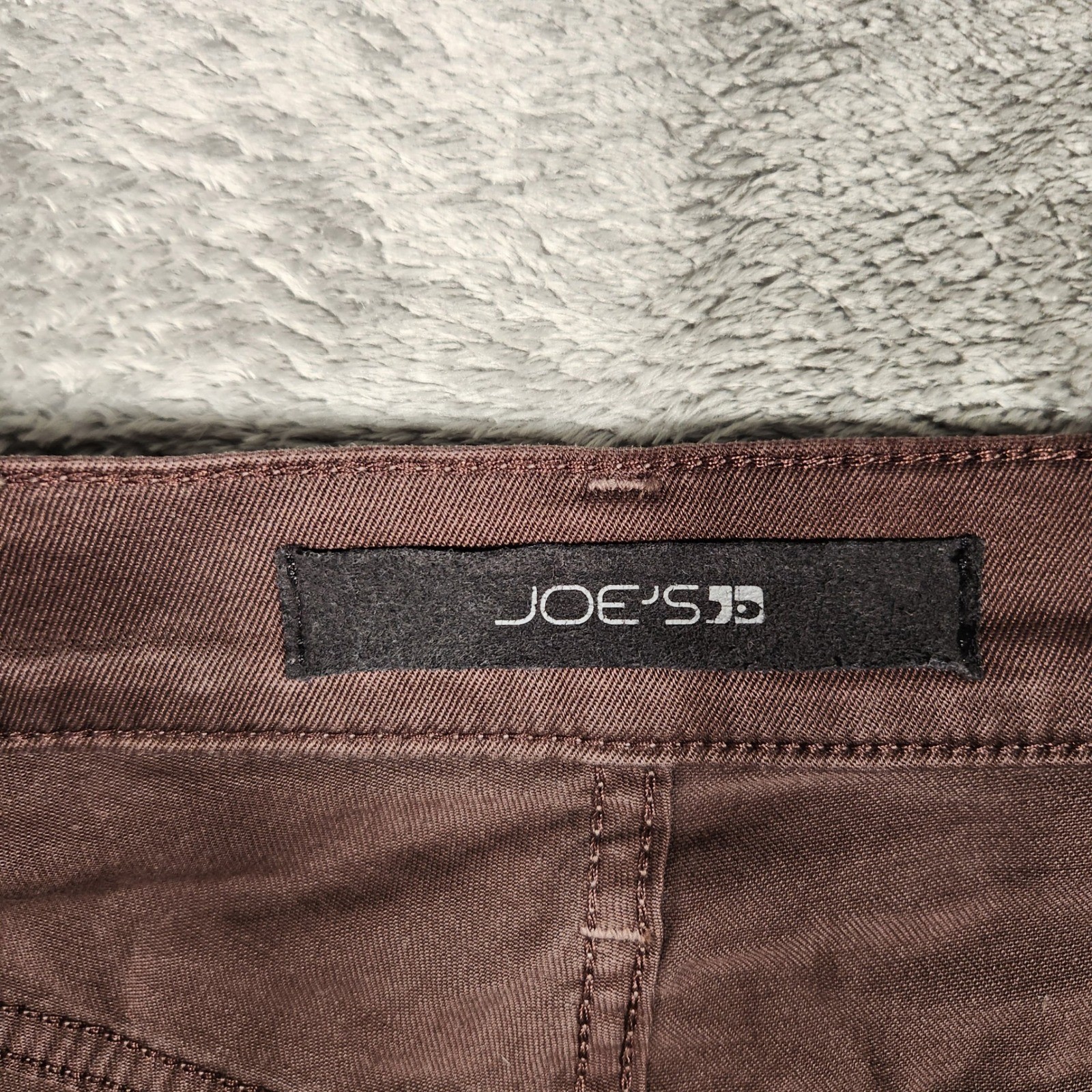 Joe’s Jeans The Brixton Men W33 Brown Excellent Straight Leg Cotton Twill Pants