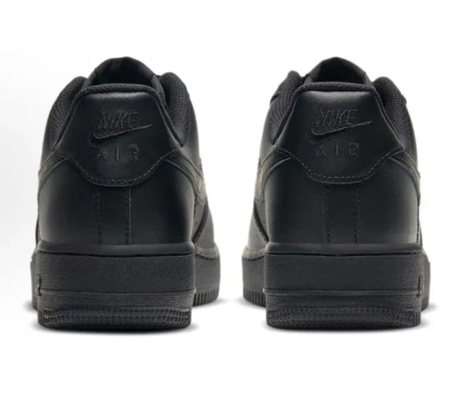 Men’s Nike Air Force 1 07 Low Top Sneakers Shoes – All Black
