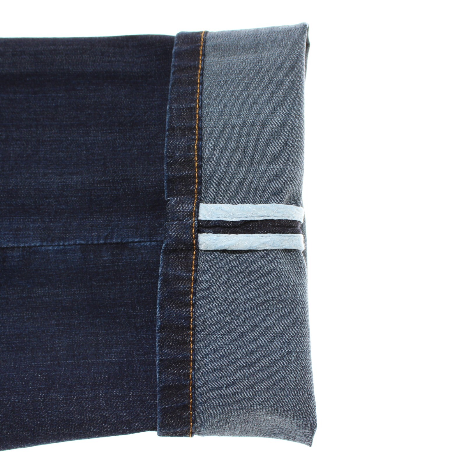Hettabretz NWD Five Pocket Jeans Size 50 (34 US) In Blue Cotton Blend