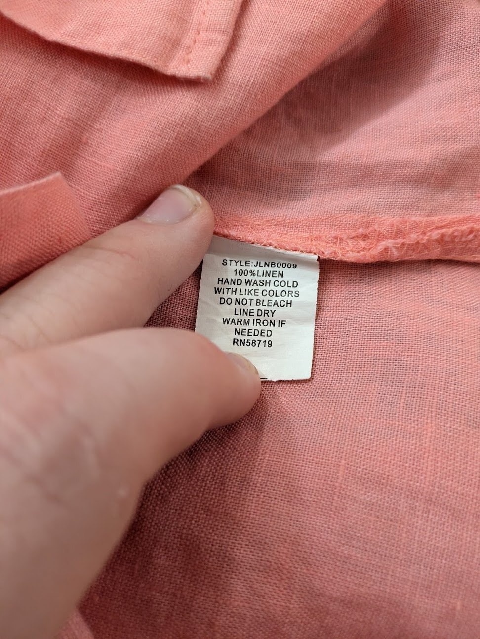 🌸 GUC Choices Salmon Pink Button Up | Comfy | easy, polished everyday wear