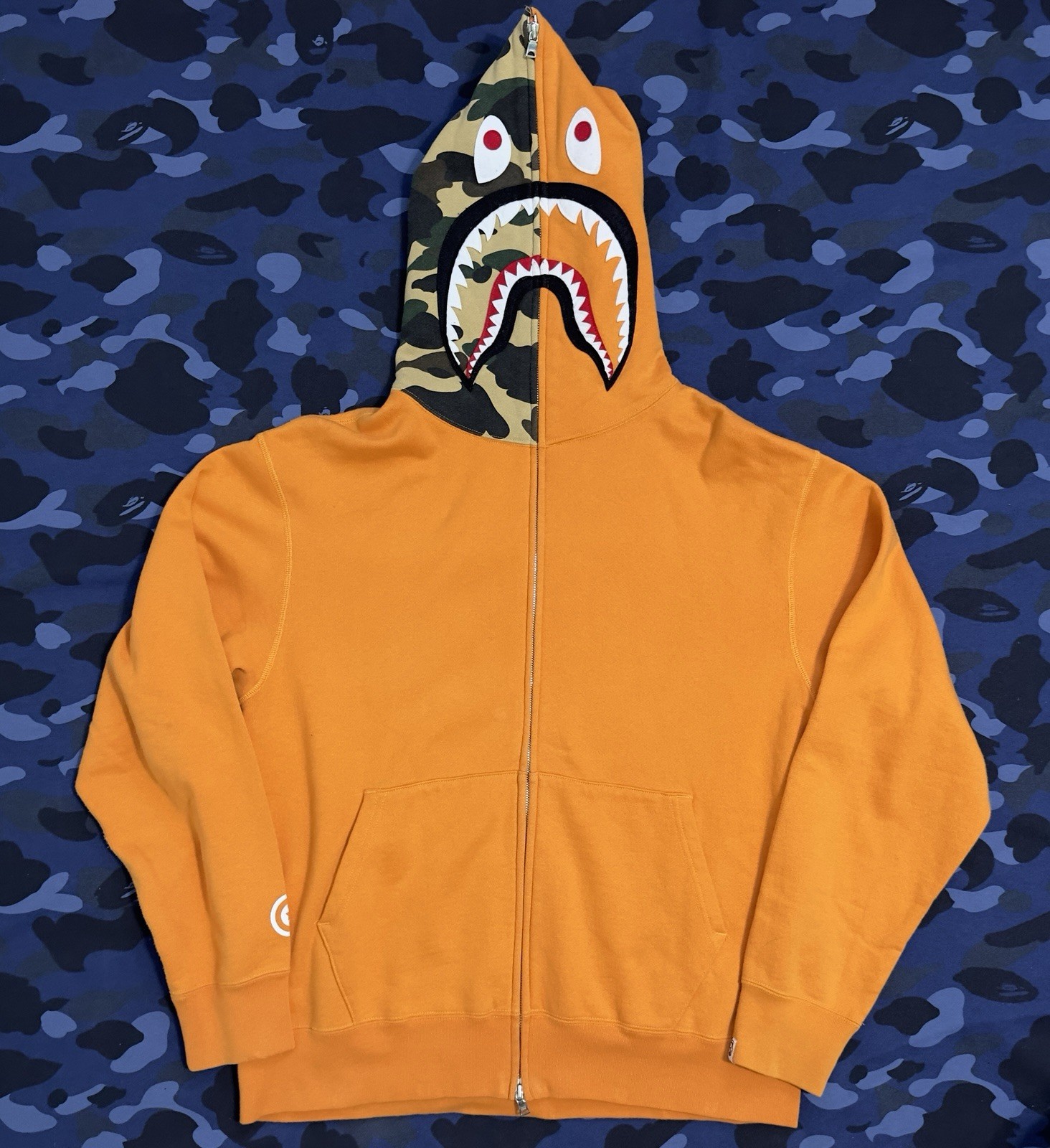OG 2006-2007 Nigo A Bathing Ape BAPE Shark Hoodie Bundle Size M-L