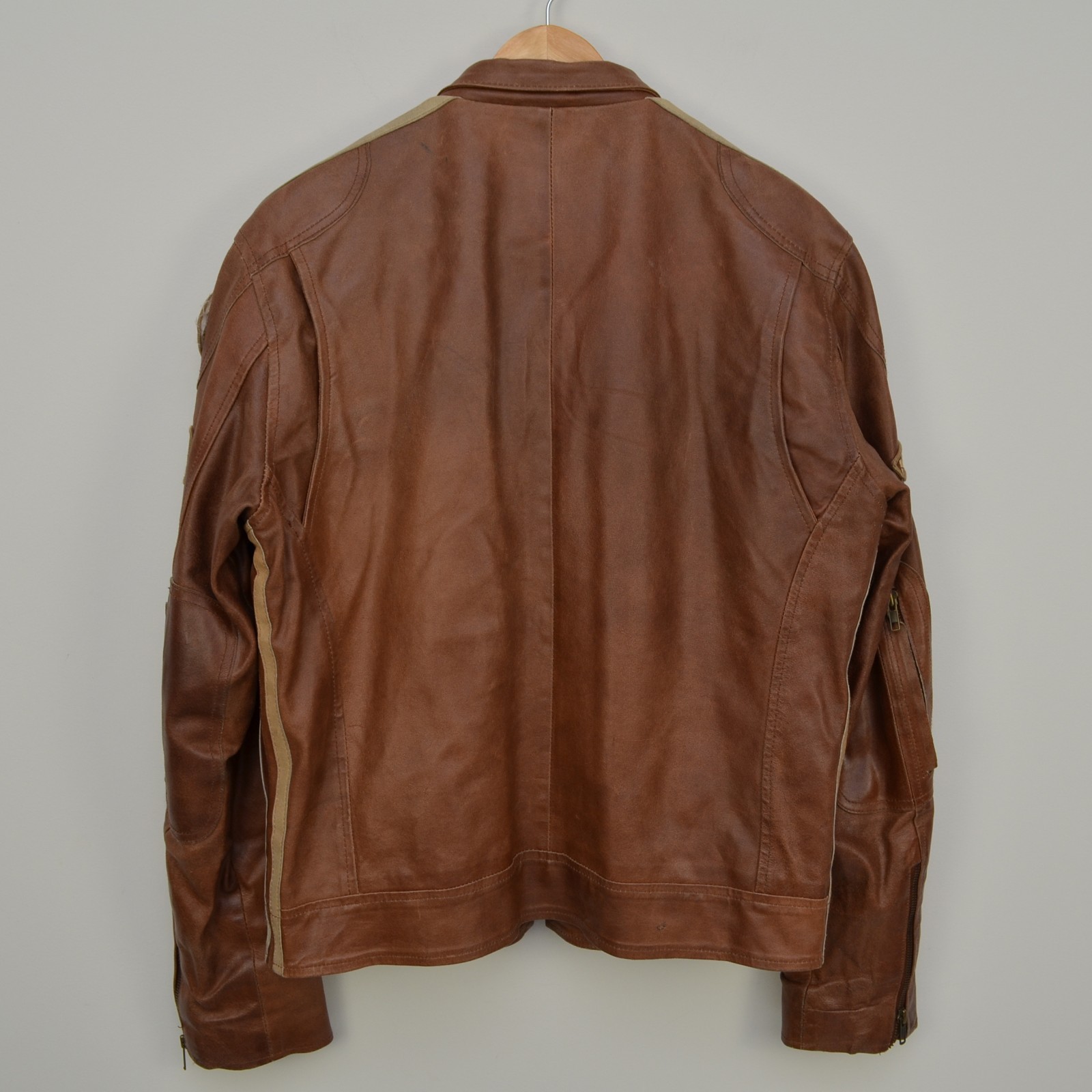 Vintage Superior New York Brogniez American Classic Motorcycle Leather Jacket M
