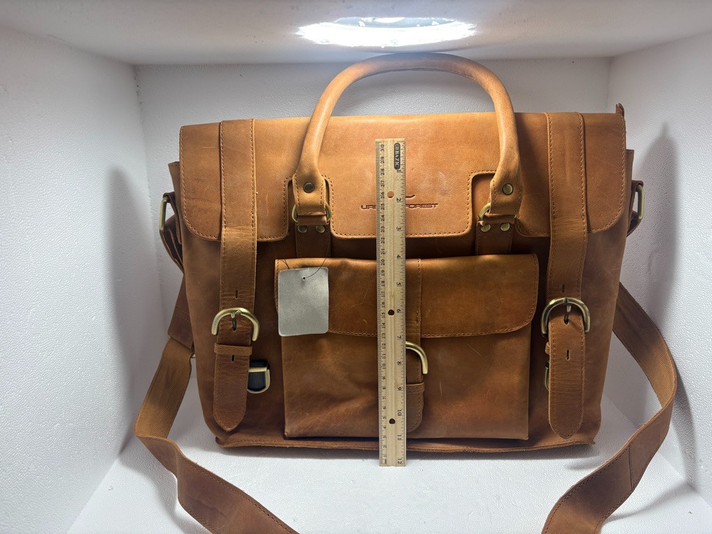 Urban Forest Cognac Rustic Lather 15′ Lab top /Briefcase