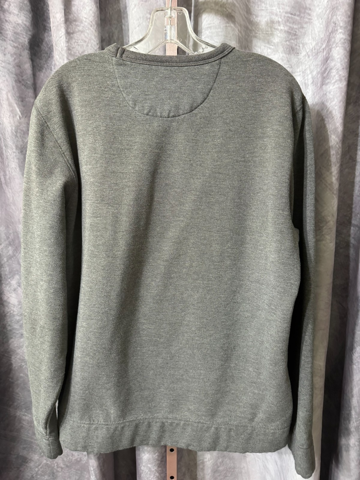 $124 Jachs New York Soft Touch Heather Grey Sweatshirt – M