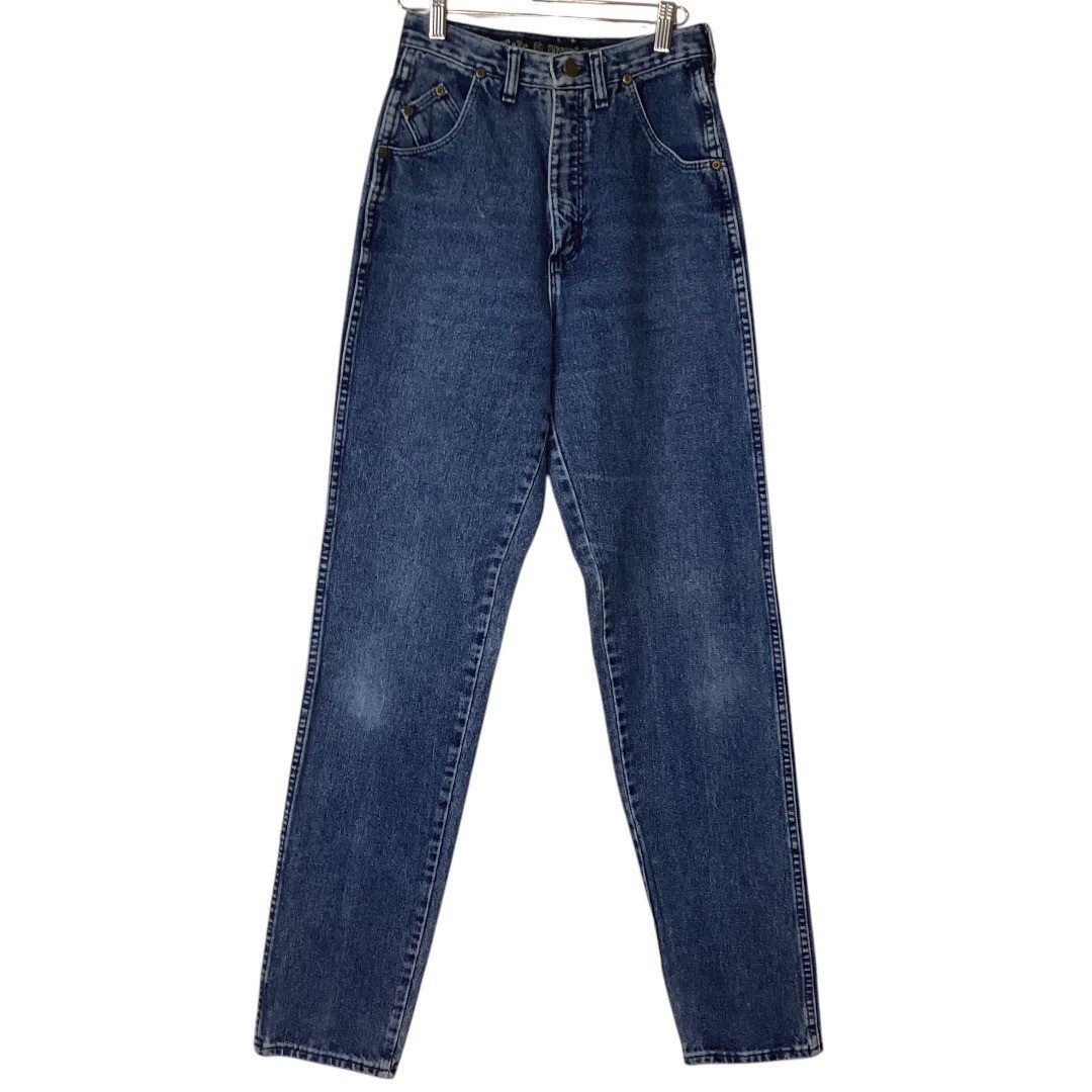 Vintage Wrangler Silverlake High-Waisted No Back Pocket Blue Jean Denim Size 8