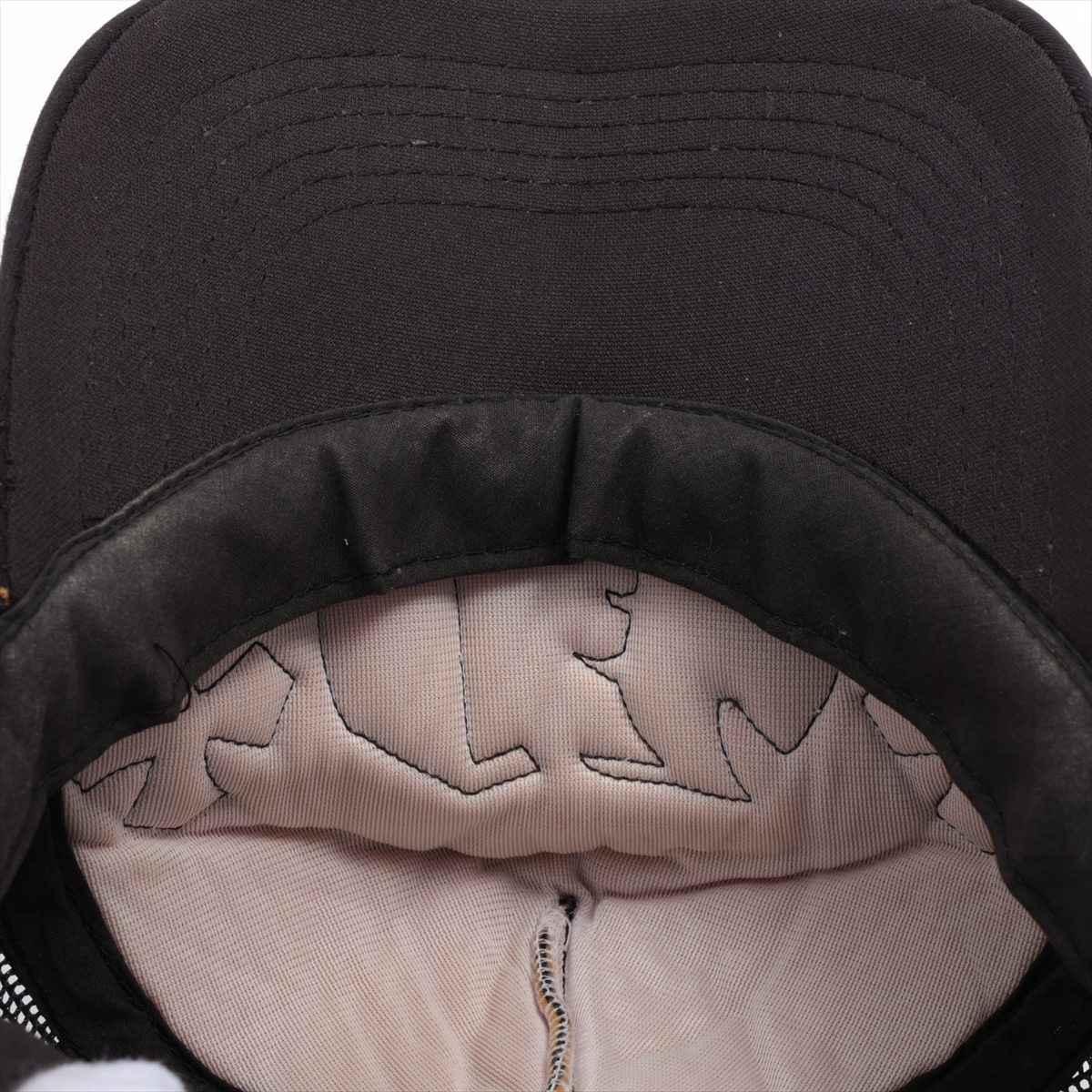 Extremely Rare ◇ Chrome Hearts CH Leather Patch with Cross , Mesh Trucker Cap