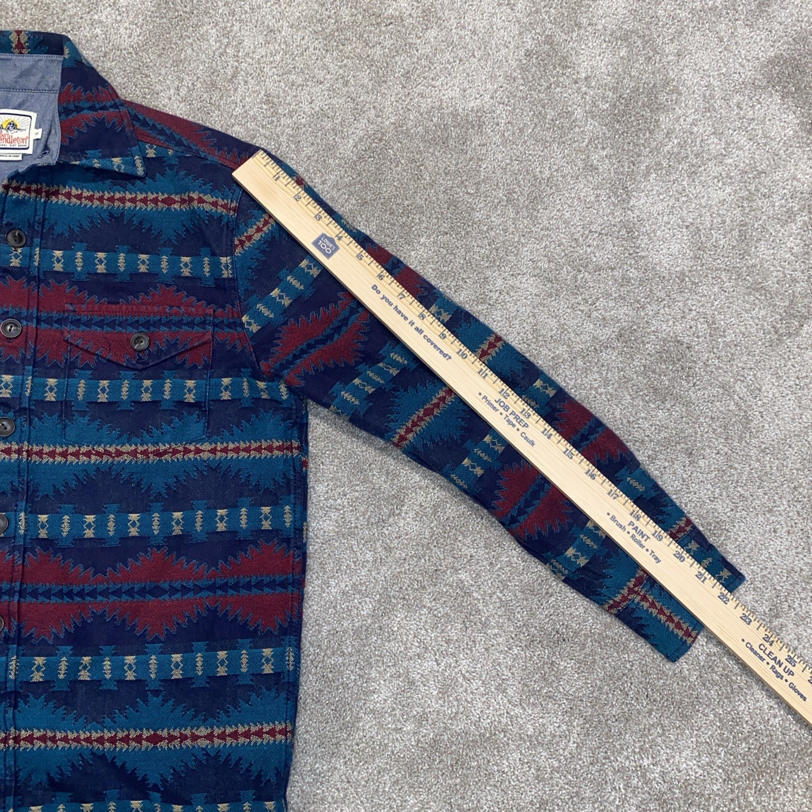 Pendleton Surf Pendleton Shirt Men’s XS Multicolor Southwestern Aztec Lined