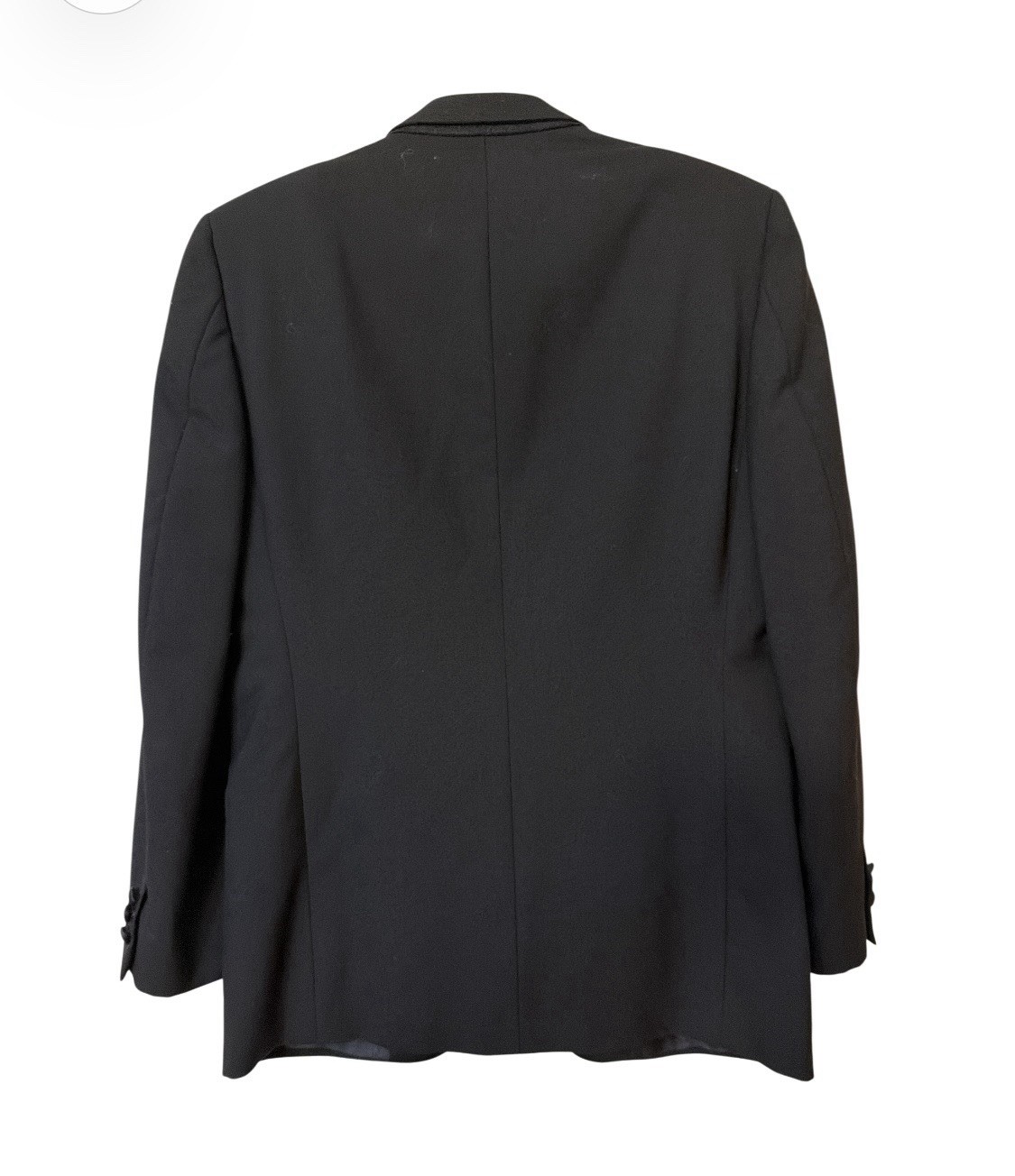 Vintage Yves Saint Laurent Formalwear Wool Tuxedo Jacket Mens 44R Black USA NICE
