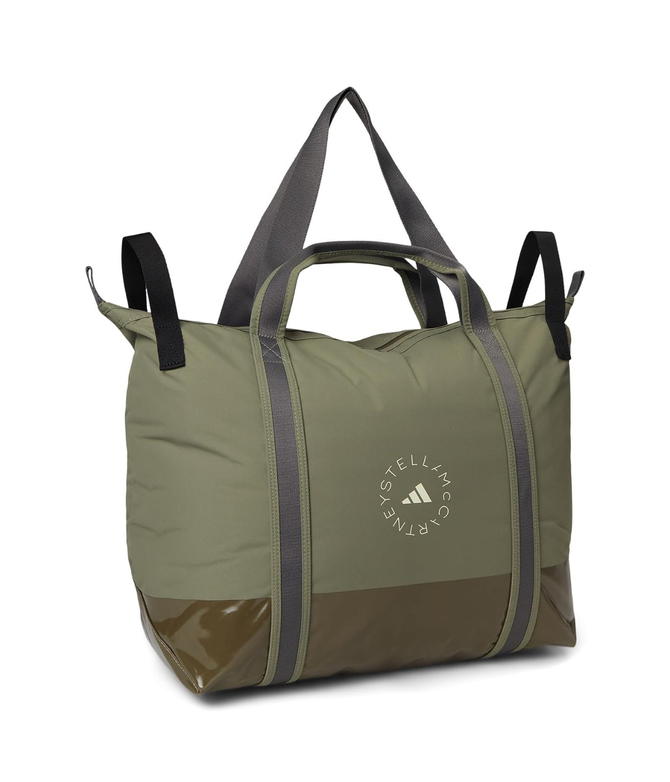 Adidas By Stella McCartney Tote Bag Olive Green 39.7 L JY4187 Retail $160