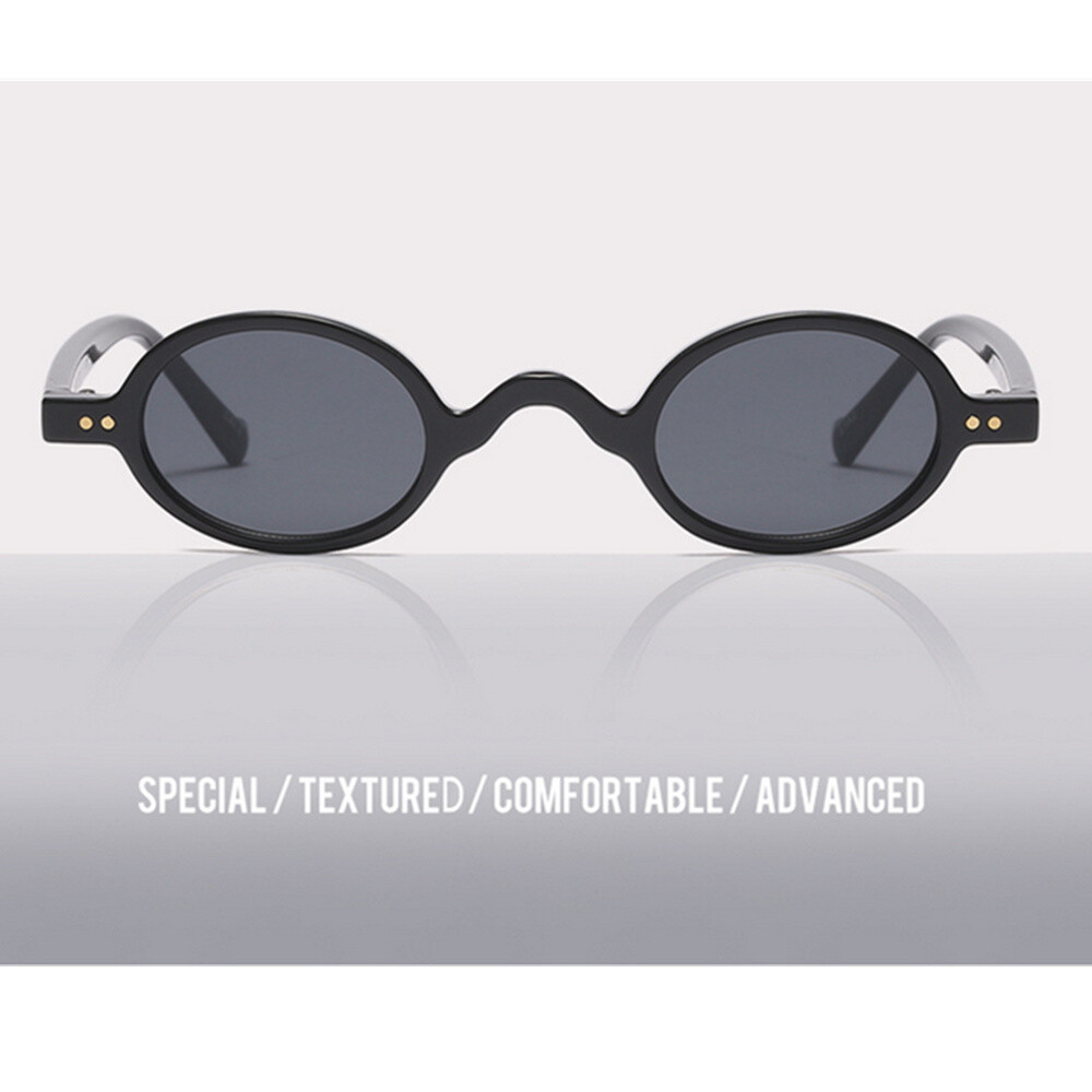 35mm Round Shape Small Sun Glass Unisex UV400 Polycarbonate Frame Rx able