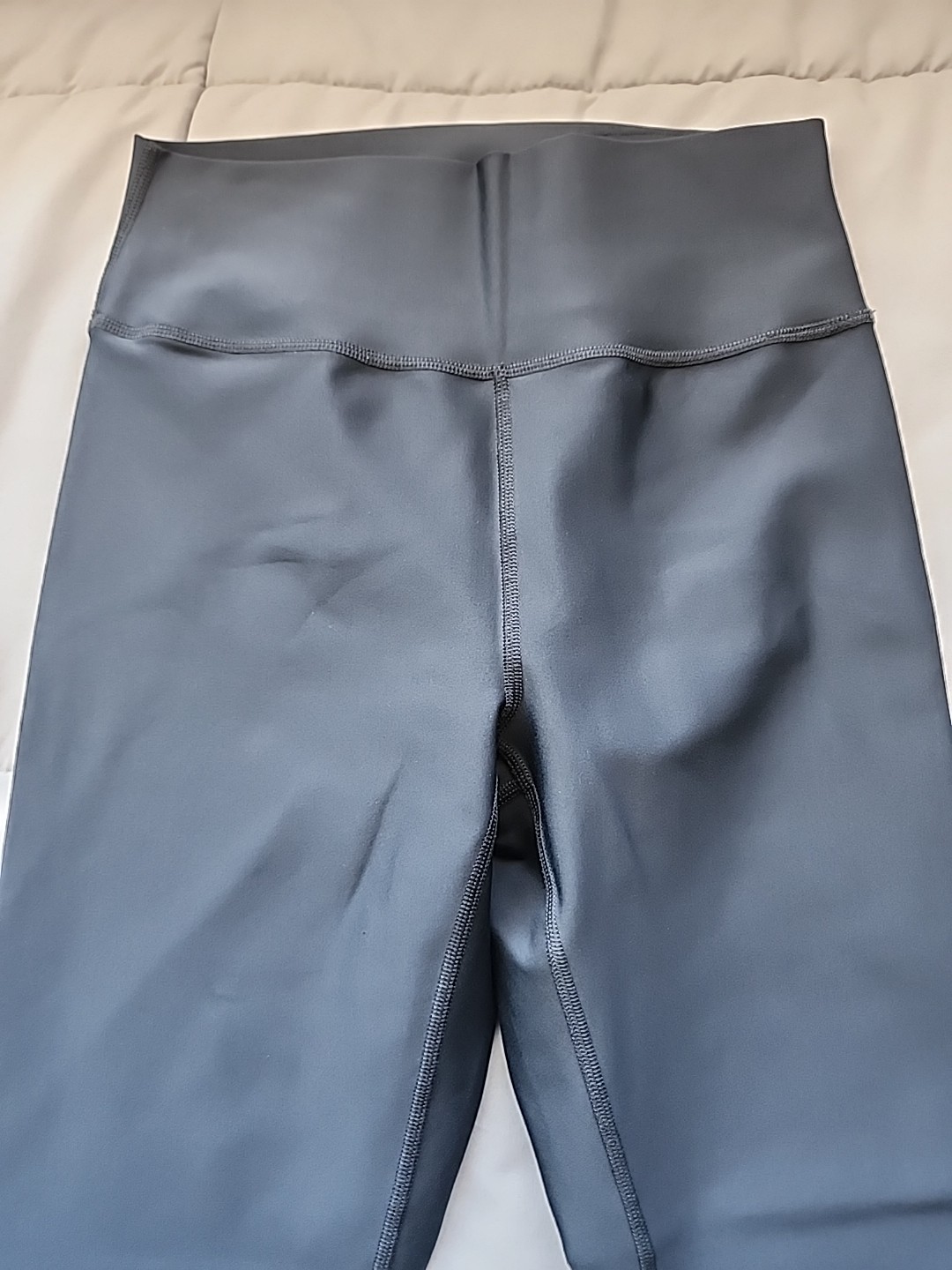 Prana Sculpt 7/8 Leggings Stormy Night Sz Medium High Compression High Rise EUC