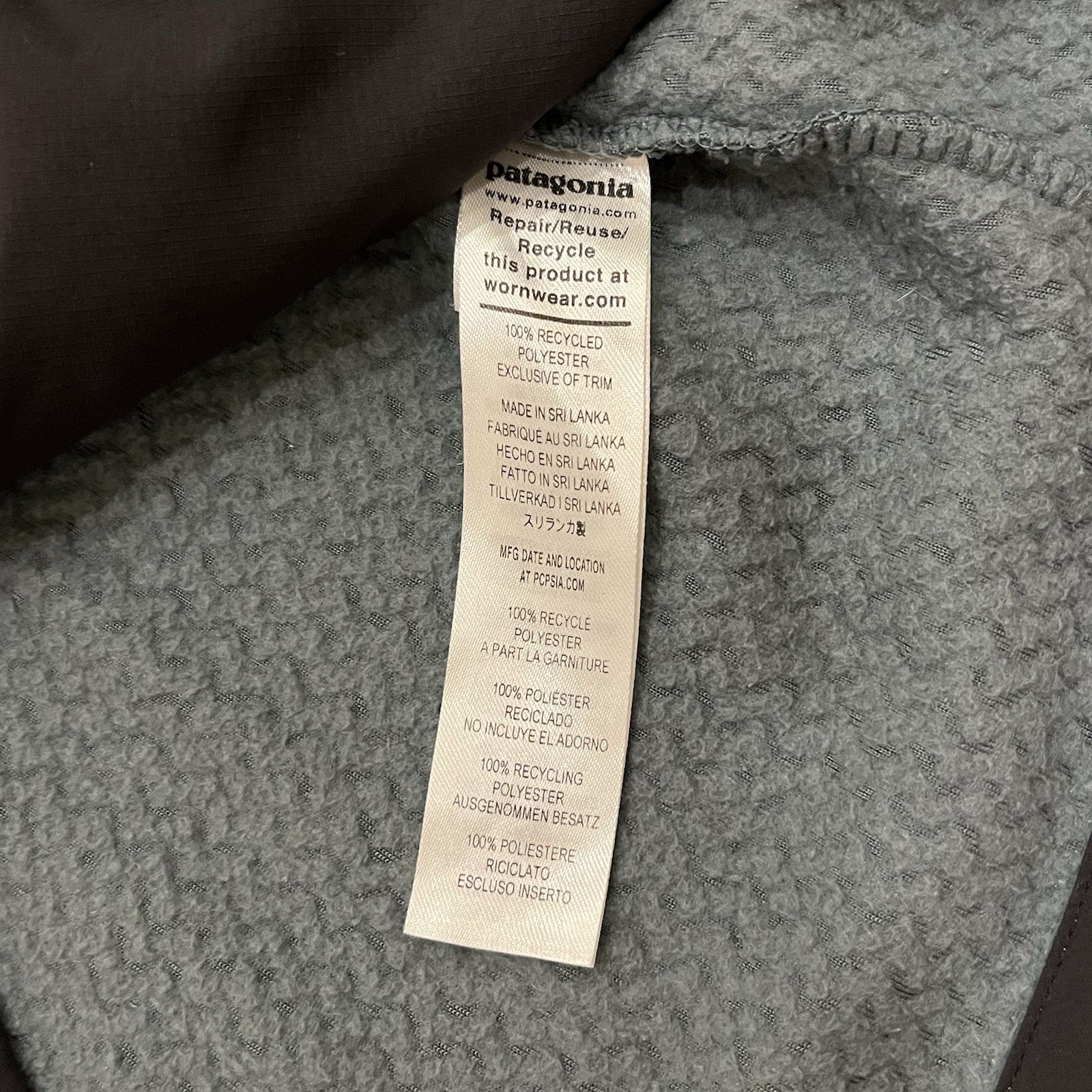 Patagonia Air R1 Hoody Jacket Mens Medium Full Zip Regulator Tech Fleece