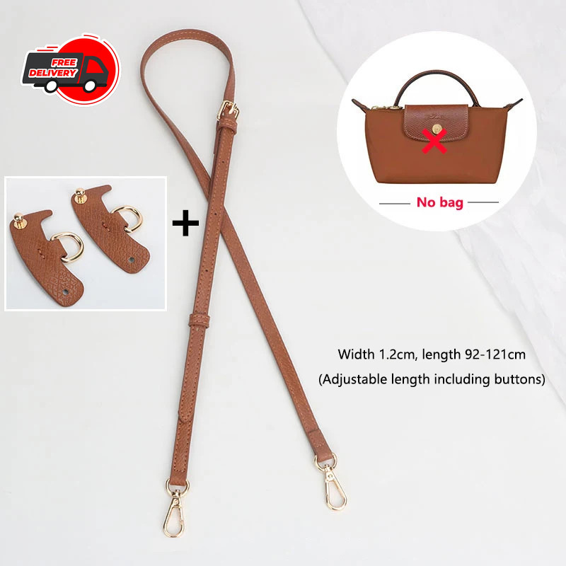 Longchamp Mini Leather Shoulder Crossbody Bag Strap Set Replacement Accessories