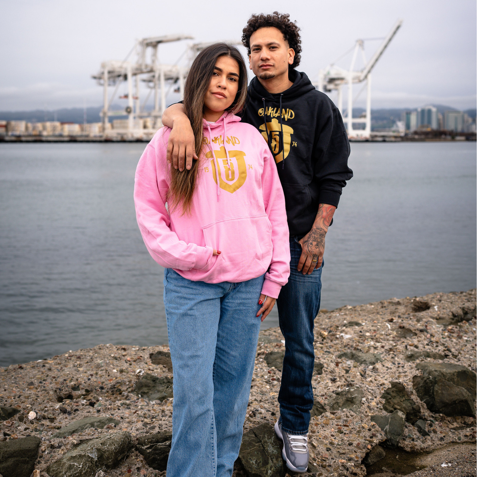 Couples Matching Custom Hoodie Set 2 Pack 350GSM Personalized DTF Printed unisex