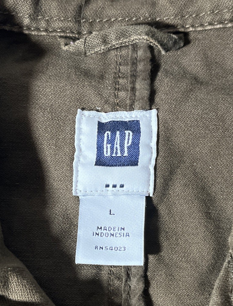 Vintage Gap Brown/Dark Olive Field Jacket Mens Size Large *FREE SHIPPING*