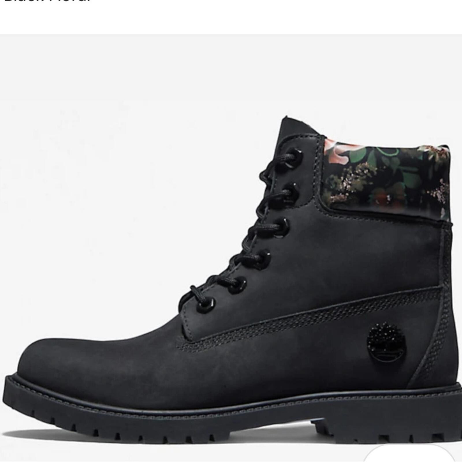 Timberland Women’s Heritage 6” Waterproof Leather Floral Boots