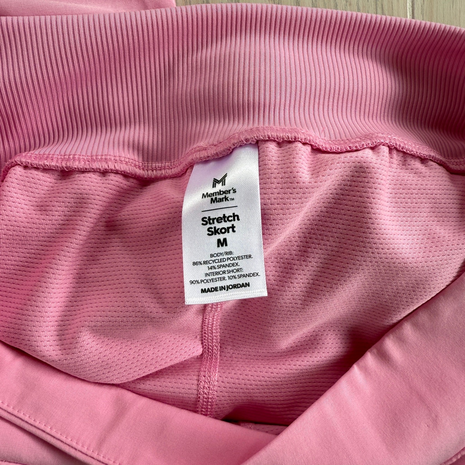 Member’s Mark Women’s Medium Pink 4-Way Stretch Mid-Rise Skort