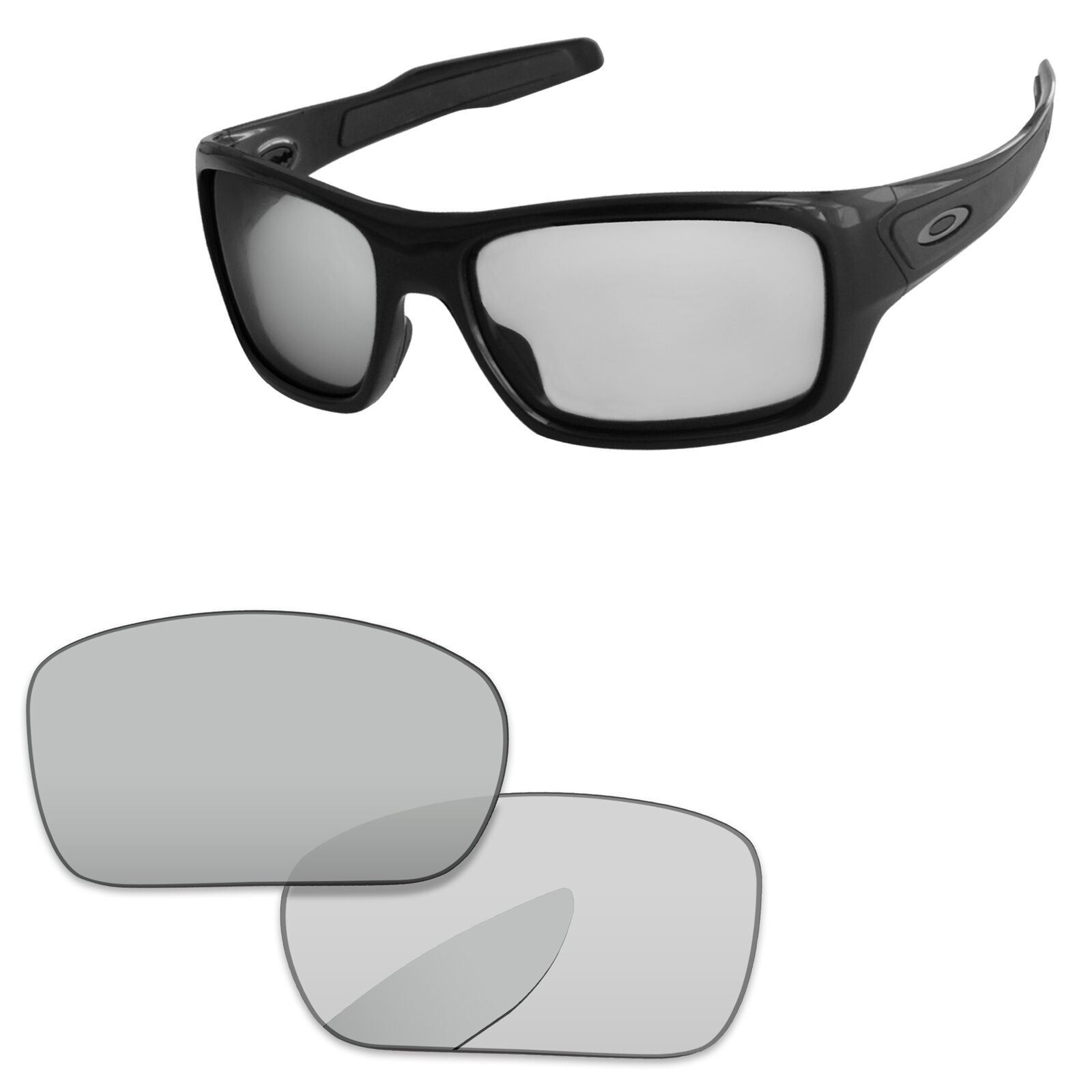 Lenslog Polarized Replacement Lenses For-Oakley Turbine OO9263 lenses