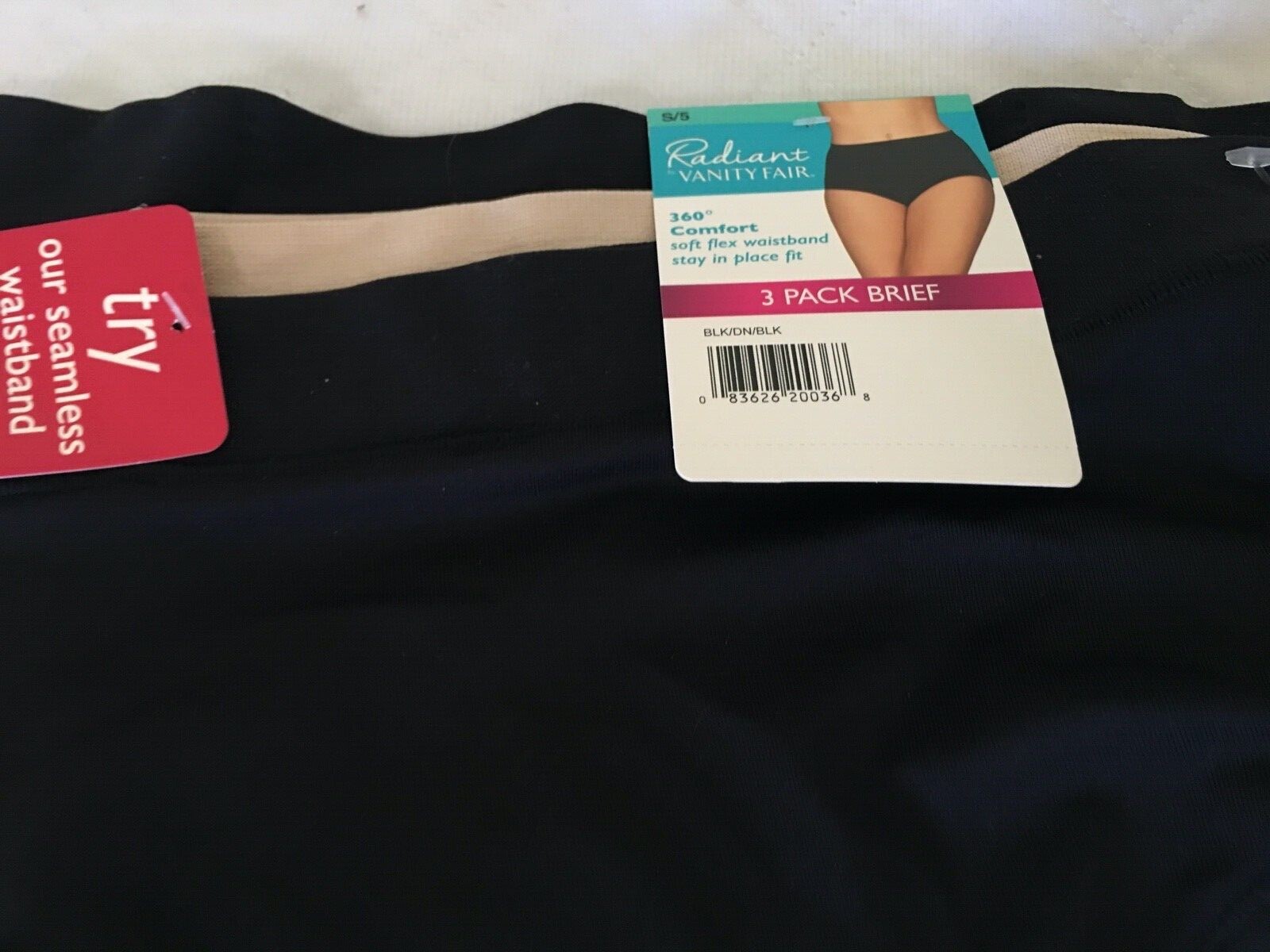 Vanity Fair Radiant Womens Brief Underwear Panties 360 Comfort 3 Pairs U pick