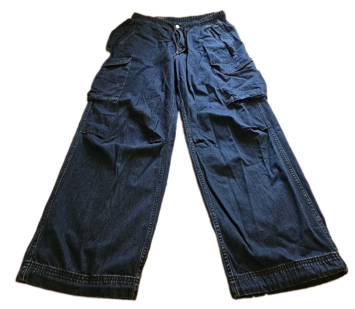 Levi’s Premium Baggy Field Cargos 100%Cotton Blue Men’s Pants Size M
